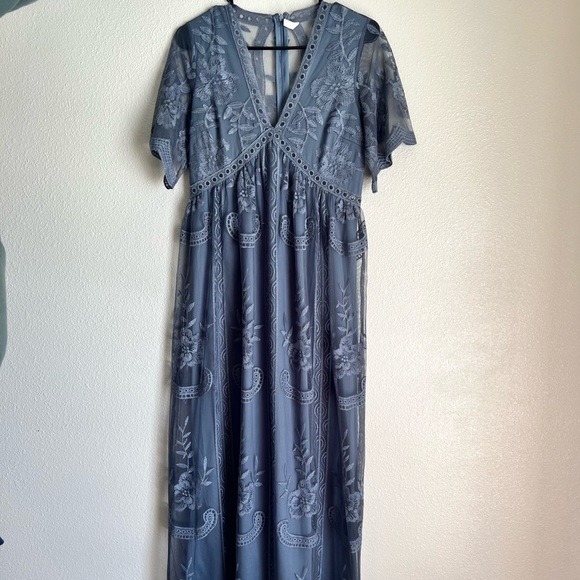 Maternity dress floor length dress - Picture 4 of 4